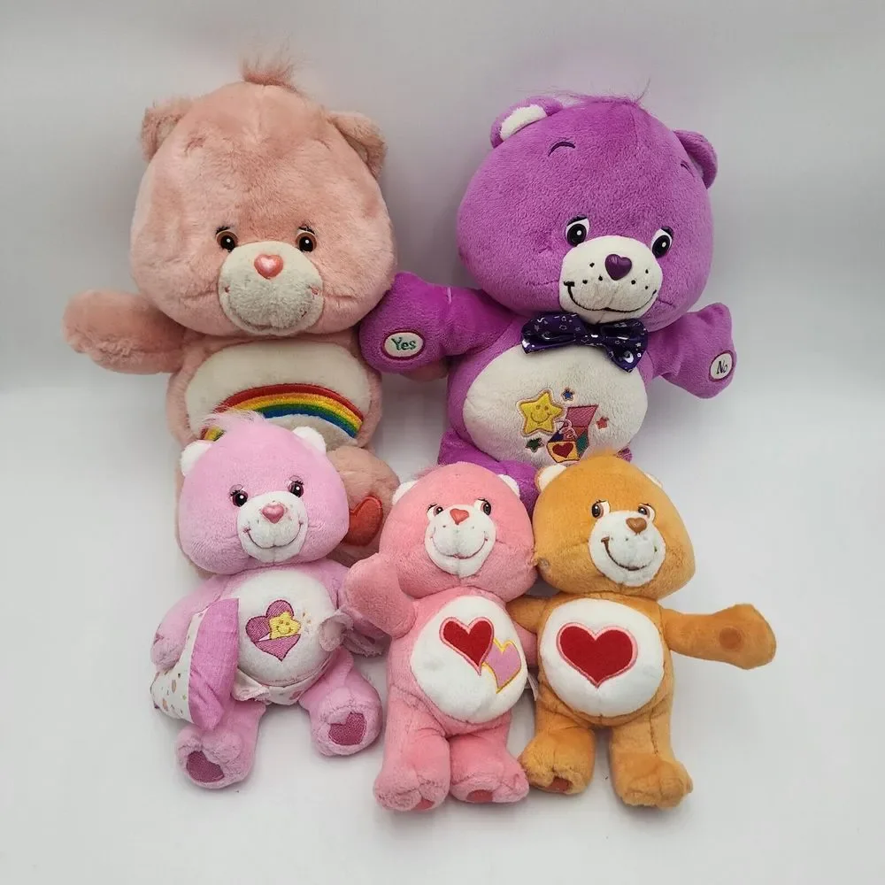Vintage Care Bears Plush Lot Of 4 Surprise Bear Baby Hug‎ bear READ DESCRIPTION